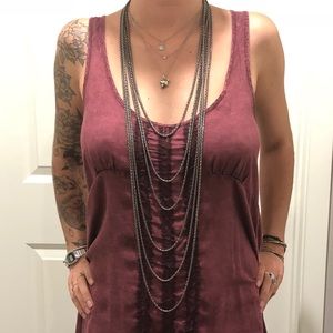 • Buy one, get one free • Silver necklace set